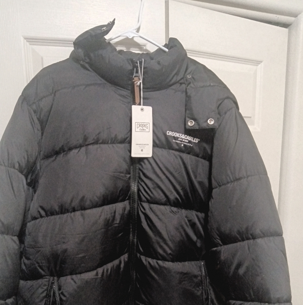 Crooks & Castles Black Puffer Jacket - Picture 4 of 4